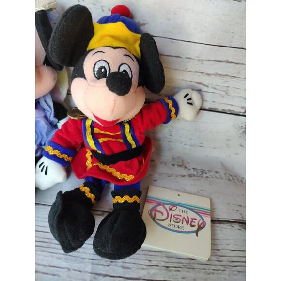 Disney MICKEY AND SUGAR PLUM MINNIE NUTCRACKER Bean Bag Plush Beanie Christmas - Picture 7 of 11
